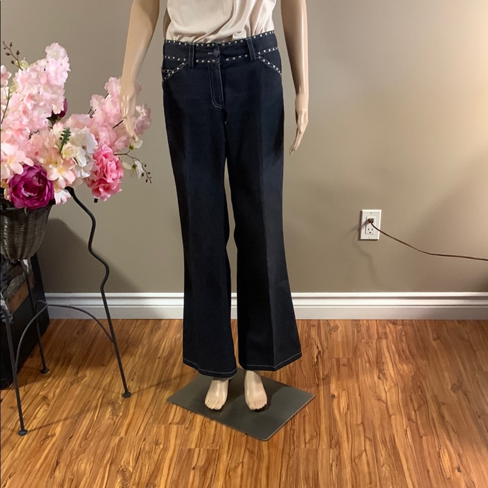 Della Spiga Jeans with Studded Detail size 6